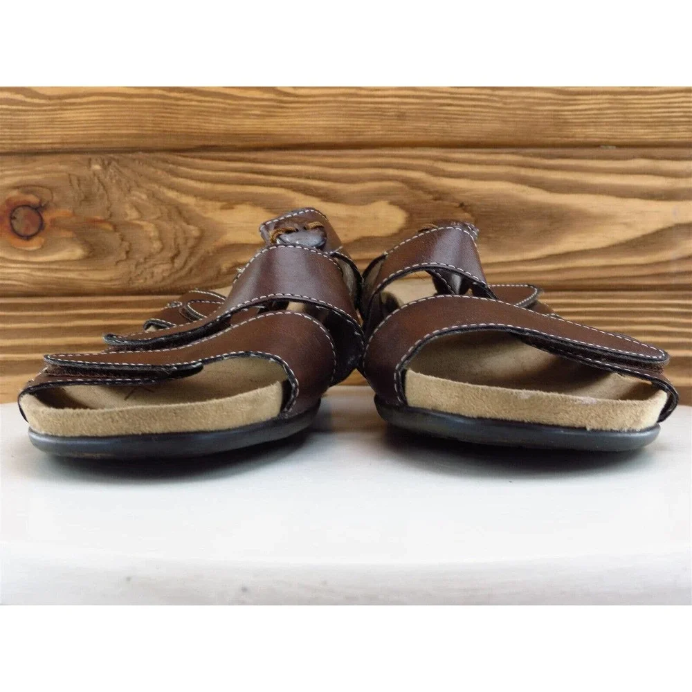 Nicole Size 11 Sandal Slide Brown Synthetic Women M Andes‎